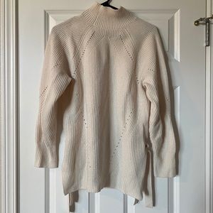 Rebecca Taylor cream turtleneck sweater